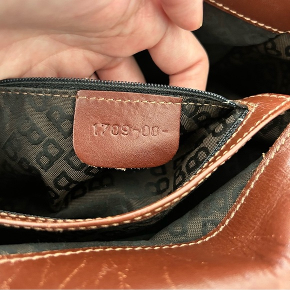 Bally Woven Leather Shoulder Handbag Rich Brown Late 90s/Early 2000s - Picture 14 of 16